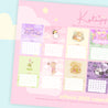 Katnipp 2025 Kawaii Calendar | Cute Monthly Planner with Adorable Katnipp Characters | Kawaii Stationery - Katnipp Studios