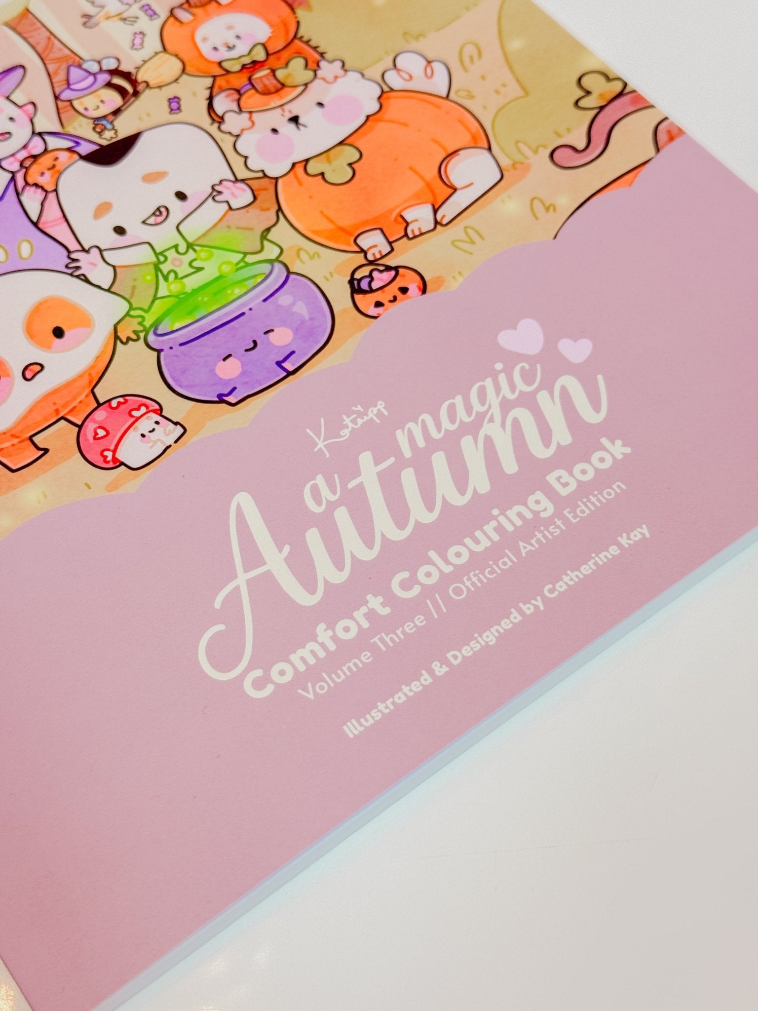 Katnipp A Magic Autumn | Cute & Cosy Colouring Book for Adults | Official Artist Edition Katnipp character product