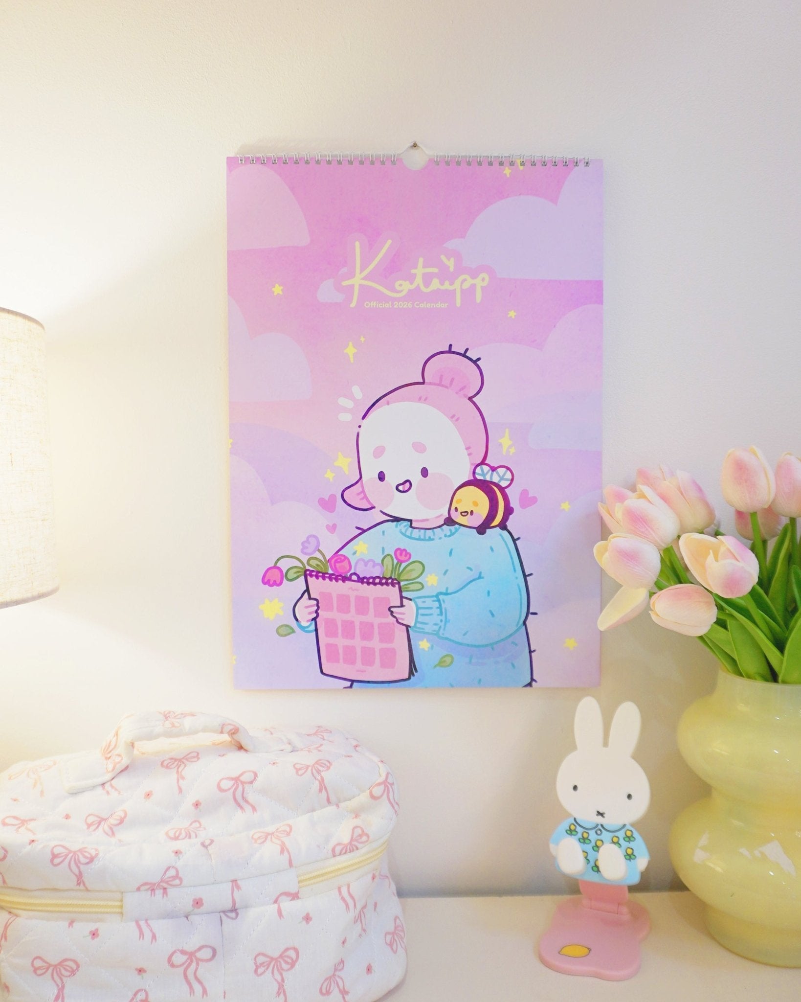 Katnipp Official 2026 Calendar | Whimsical Kawaii Wall Planner Katnipp character product