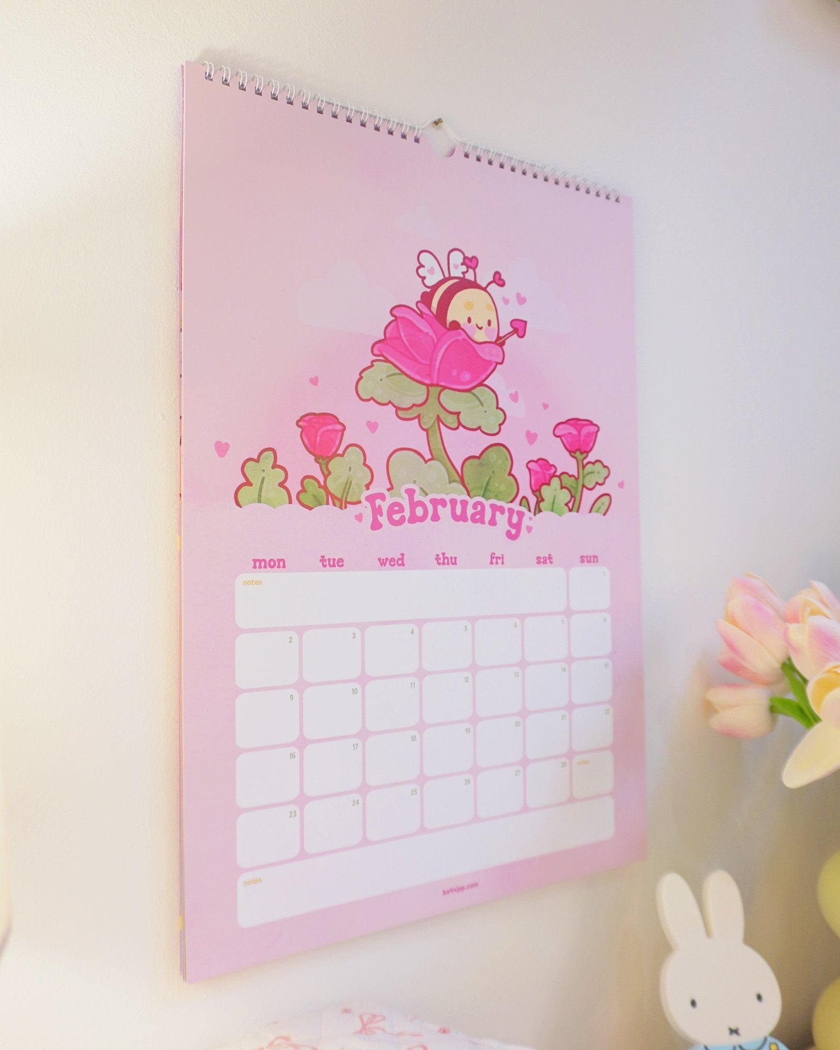 Katnipp Official 2026 Calendar | Whimsical Kawaii Wall Planner Katnipp character product
