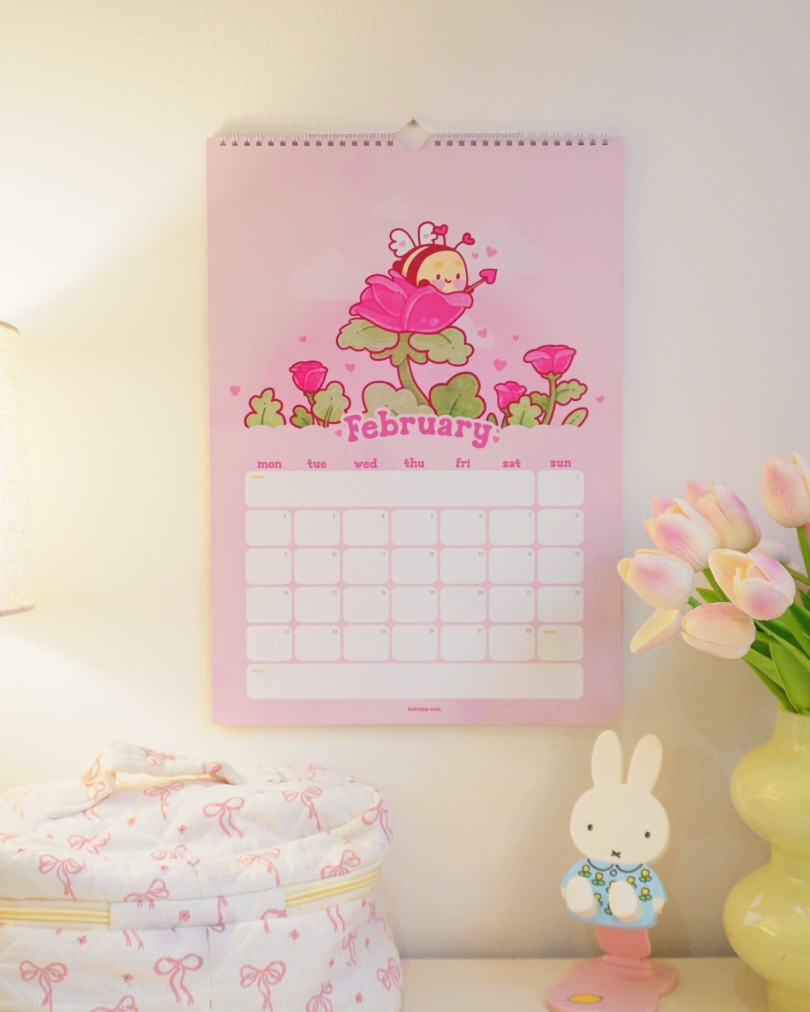 Katnipp Official 2026 Calendar | Whimsical Kawaii Wall Planner Katnipp character product
