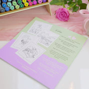 Katnipp Soft Spring Comfort Colouring Book | Kawaii Spring Colouring Book Artist Edition Katnipp character product