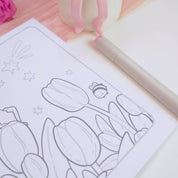 Katnipp Soft Spring Comfort Colouring Book | Kawaii Spring Colouring Book Artist Edition Katnipp character product