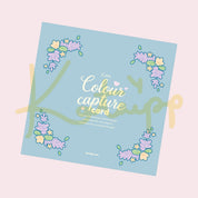 Katnipp Sunnie's Summer Colour Capture Card | Adult Colouring Book Bleed Protection Card | Marker Protection Sheet Katnipp character product