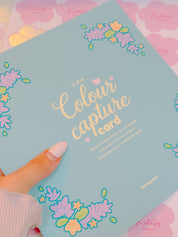 Katnipp Sunnie's Summer Colour Capture Card | Adult Colouring Book Bleed Protection Card | Marker Protection Sheet Katnipp character product
