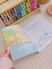 Katnipp Sunnie's Summer Comfort Colouring Book for Adults | Cute Kawaii Summer Colouring Book | Official Artist Edition Katnipp character product