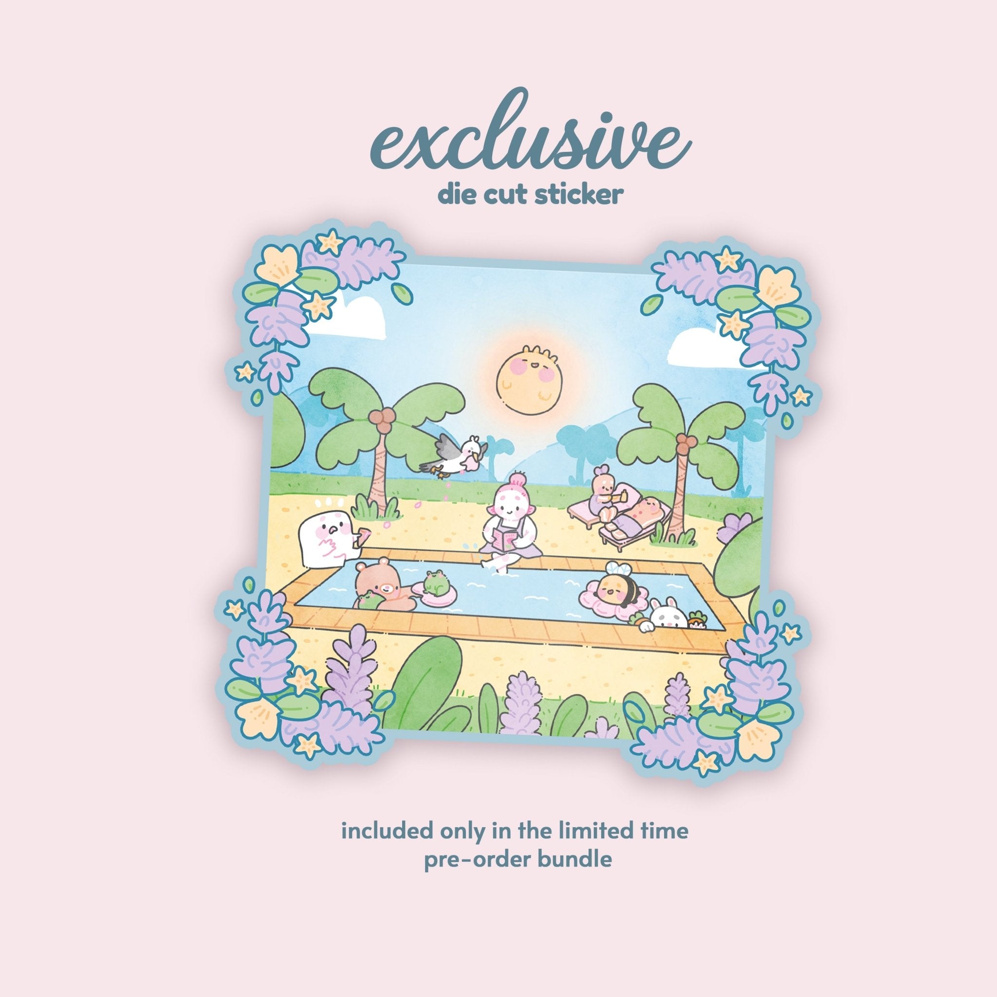 Katnipp Sunnie's Summer Comfort Colouring Book for Adults | Cute Kawaii Summer Colouring Book | Official Artist Edition Katnipp character product