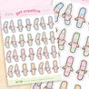 Kawaii Artist Marker Pen Sticker Sheet – Motivational Emojis | ART 003 - Katnipp Studios