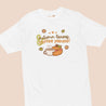 Kawaii Autumn Graphic T-Shirt – Cozy Leaves & Coffee Design - Cute Seasonal Apparel - Katnipp Studios