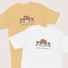 Kawaii Autumn Mushroom T-Shirt – “You Are Magic” Premium Heavyweight Cozy Fall Tee - Cute Seasonal Apparel - Katnipp Studios