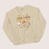 Kawaii Autumn Sweater - 'Cosy Nights & Pumpkin Spice' - Cute Fall Sweatshirt - Katnipp Studios