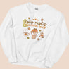 Kawaii Autumn Sweater - 'Cosy Nights & Pumpkin Spice' - Cute Fall Sweatshirt - Katnipp Studios