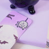 Kawaii Gothic Halloween Bookmark – ‘Creepy Chic’ with Violet the Vampire - Cute Spooky Stationery for Gothic Aesthetic - Katnipp Studios