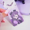 Kawaii Gothic Halloween Bookmark – ‘Creepy Chic’ with Violet the Vampire - Cute Spooky Stationery for Gothic Aesthetic - Katnipp Studios