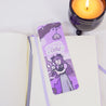 Kawaii Gothic Halloween Bookmark – ‘Cursed Cutie’ Quote – Cute Spooky Gothic Bookmark & Halloween Stationery - Katnipp Studios