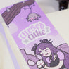 Kawaii Gothic Halloween Bookmark – ‘Cursed Cutie’ Quote – Cute Spooky Gothic Bookmark & Halloween Stationery - Katnipp Studios