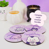 Kawaii Gothic Halloween Coaster Bundle – Set of 4 Spooky Character Coasters - Katnipp Studios