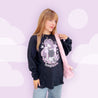 Kawaii Gothic Halloween Long Sleeve T-Shirt – “Fangtastic” Vampire Girl Graphic Tee - Gildan Apparel - Katnipp Studios