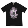 Kawaii Gothic Halloween T-Shirt – “Fangtastic” Premium Heavyweight Tee - Spooky Kawaii Vampire Girl Design - Katnipp Studios