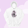 Kawaii Halloween Vampire Hoodie – “Fangtastic” Gothic Apparel - Cute Vampire Girl & Bat Design - Katnipp Studios