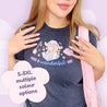 Kawaii Halloween Witch T-Shirt – “Wanderful Day” Pastel Witch Graphic Tee - Cute Halloween Apparel - Katnipp Studios