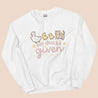 Kawaii Spring Sweatshirt – “No Ducks Given” Funny Pun Sweater - Cute Seasonal Apparel - Katnipp Studios