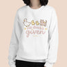 Kawaii Spring Sweatshirt – “No Ducks Given” Funny Pun Sweater - Cute Seasonal Apparel - Katnipp Studios