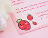 Kawaii Strawberry Letter Set | Cute Printable Digital Stationery Paper - Adorable Letter Writing Sheets - Katnipp Studios