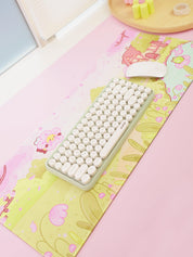 Large Sakura Scene Bumblebutt Cherry Blossom Gaming Mouse Pad - Katnipp Studios
