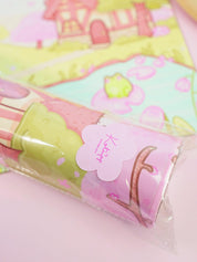 Large Sakura Scene Bumblebutt Cherry Blossom Gaming Mouse Pad - Katnipp Studios