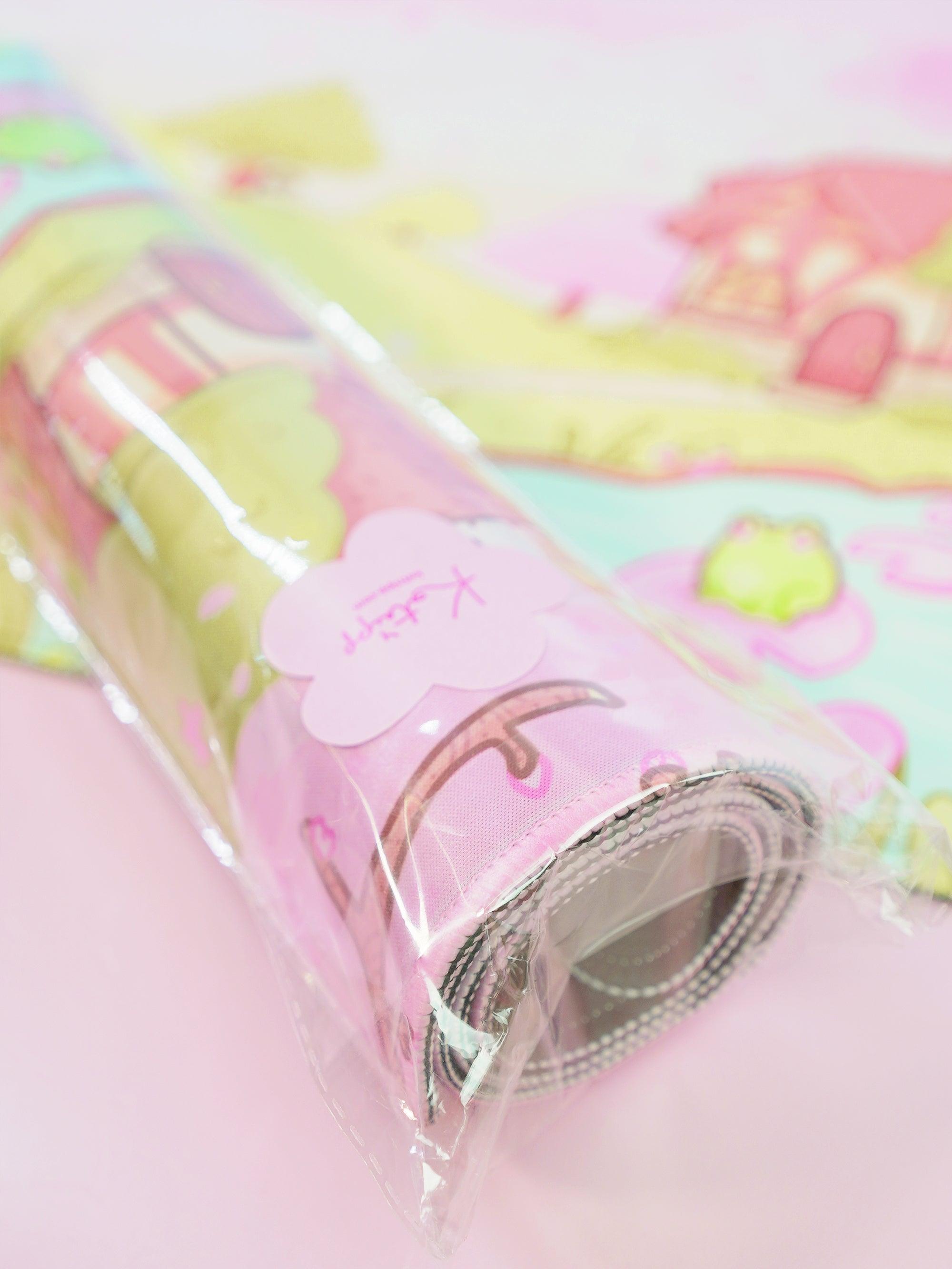 Large Sakura Scene Bumblebutt Cherry Blossom Gaming Mouse Pad - Katnipp Studios