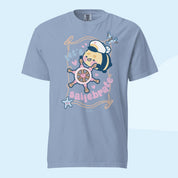 Bumblebutt Let’s Sailebrate T-Shirt | Kawaii Captain Bee Pastel Ocean Shirt Katnipp character product