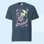 Bumblebutt Let’s Sailebrate T-Shirt | Kawaii Captain Bee Pastel Ocean Shirt Katnipp character product