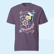 Bumblebutt Let’s Sailebrate T-Shirt | Kawaii Captain Bee Pastel Ocean Shirt Katnipp character product