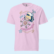 Bumblebutt Let’s Sailebrate T-Shirt | Kawaii Captain Bee Pastel Ocean Shirt Katnipp character product