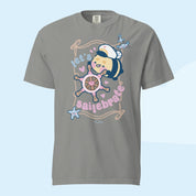 Bumblebutt Let’s Sailebrate T-Shirt | Kawaii Captain Bee Pastel Ocean Shirt Katnipp character product