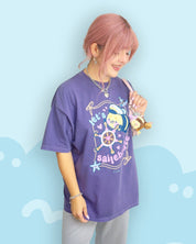 Bumblebutt Let’s Sailebrate T-Shirt | Kawaii Captain Bee Pastel Ocean Shirt Katnipp character product
