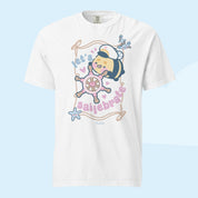 Bumblebutt Let’s Sailebrate T-Shirt | Kawaii Captain Bee Pastel Ocean Shirt Katnipp character product