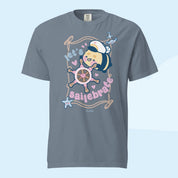 Bumblebutt Let’s Sailebrate T-Shirt | Kawaii Captain Bee Pastel Ocean Shirt Katnipp character product