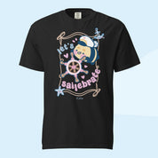 Bumblebutt Let’s Sailebrate T-Shirt | Kawaii Captain Bee Pastel Ocean Shirt Katnipp character product