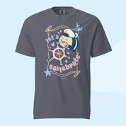 Bumblebutt Let’s Sailebrate T-Shirt | Kawaii Captain Bee Pastel Ocean Shirt Katnipp character product