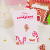 Little Candy Cane Enamel Pin - Katnipp Studios