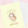 Love Is Like A Burrito Katnipp Kawaii Valentines Card - GC004 - Katnipp Studios