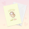 Love Is Like A Burrito Katnipp Kawaii Valentines Card - GC004 - Katnipp Studios