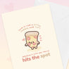 Love Is Like A Pizza Kawaii Valentines Card - GC001 - Katnipp Studios