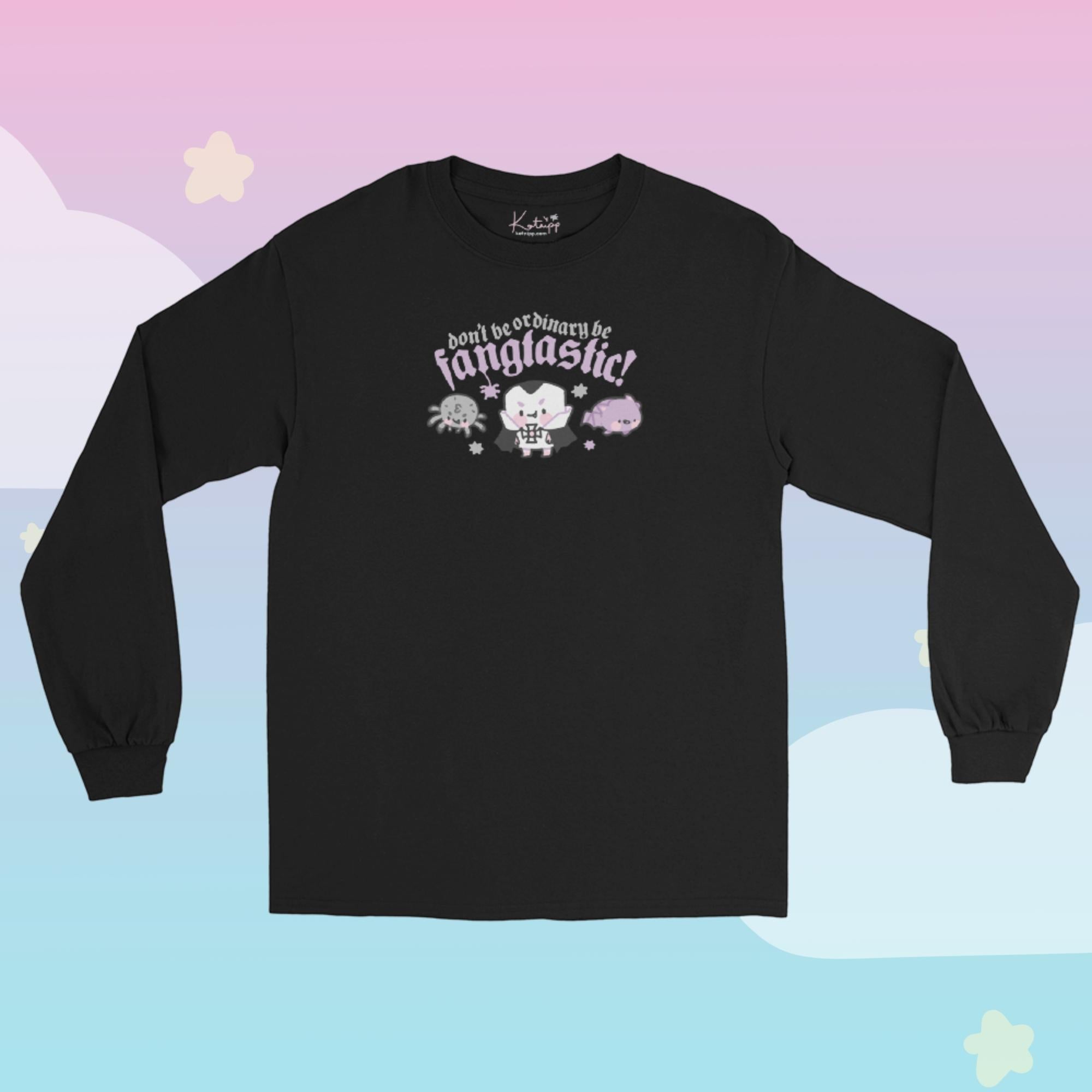 Marshie Spooky Kawaii Halloween Long Sleeve Shirt | Cute Gothic Character Top Katnipp character product