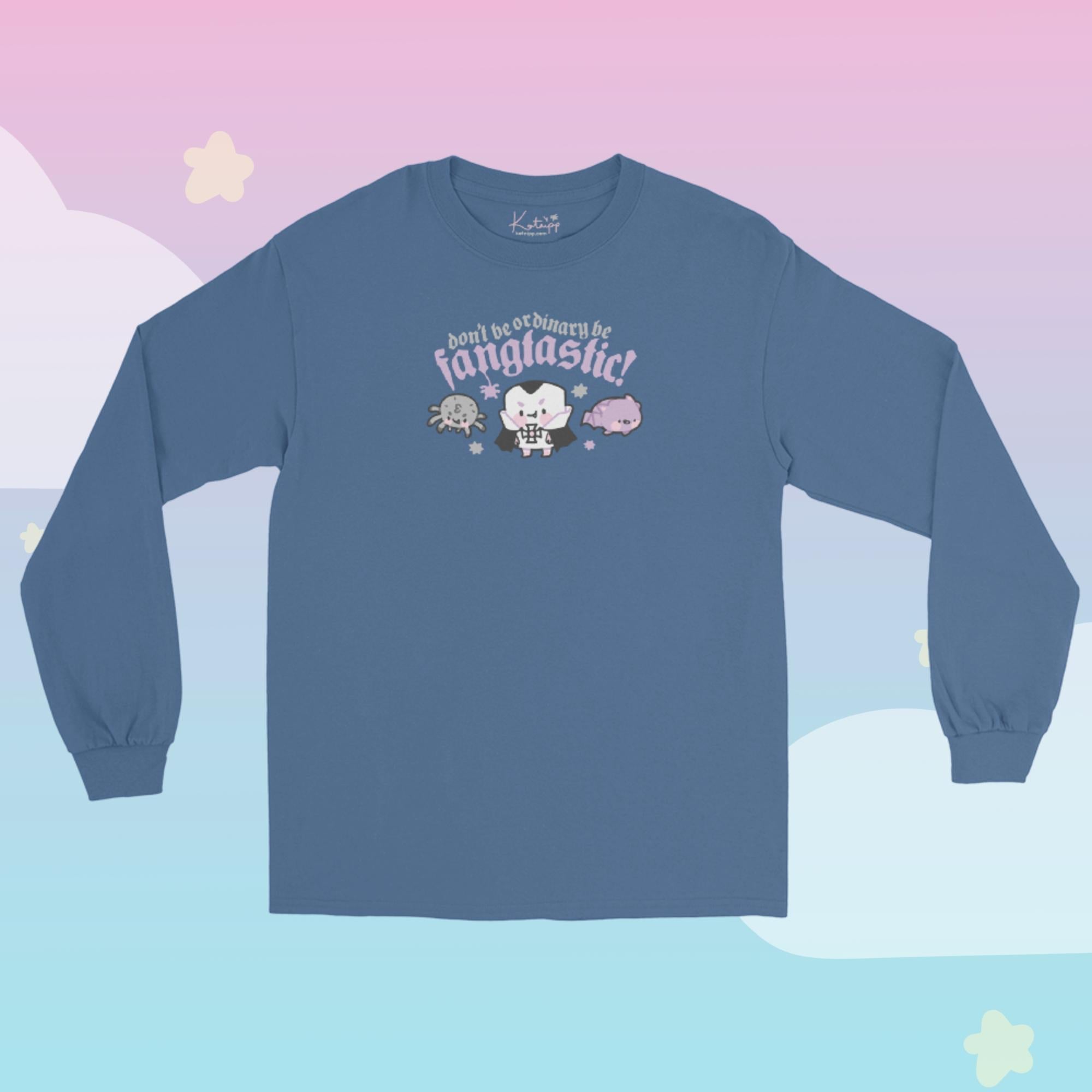 Marshie Spooky Kawaii Halloween Long Sleeve Shirt | Cute Gothic Character Top Katnipp character product