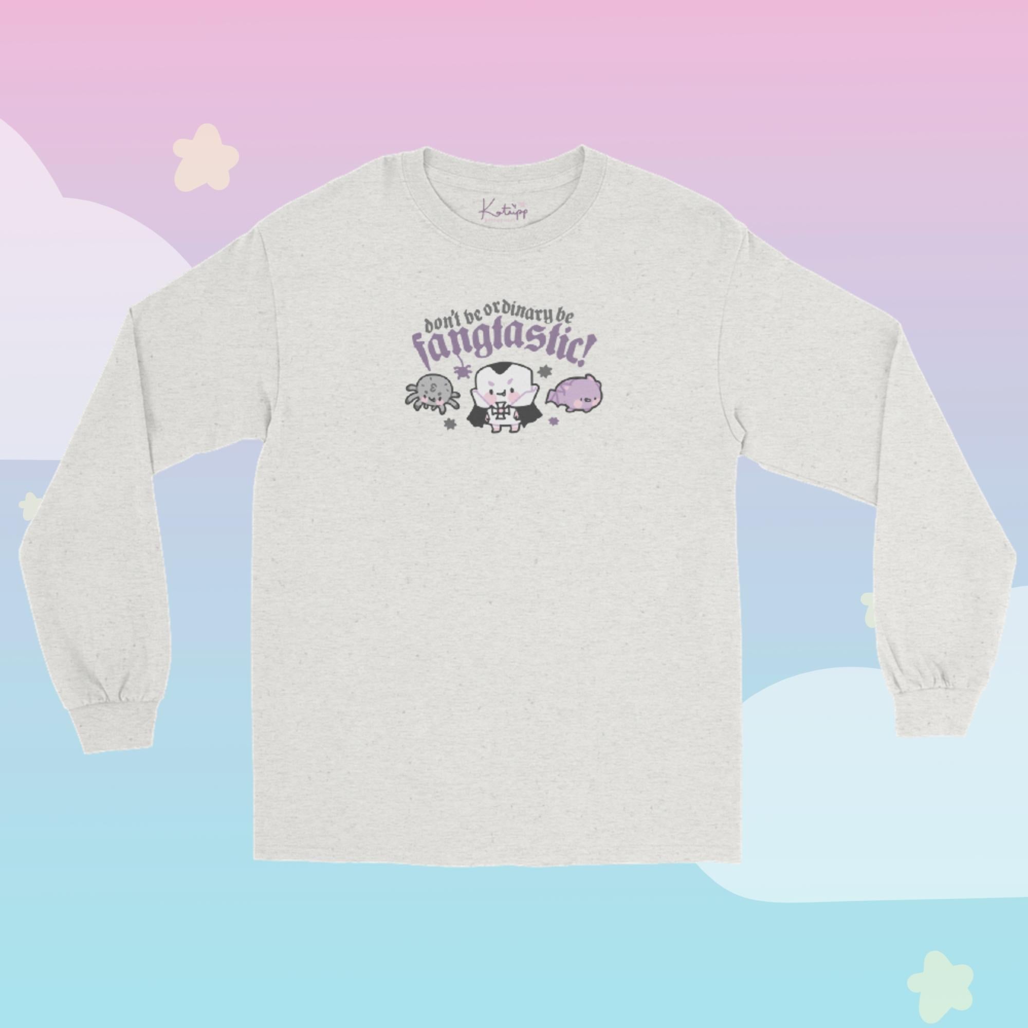 Marshie Spooky Kawaii Halloween Long Sleeve Shirt | Cute Gothic Character Top Katnipp character product