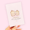 Mr & Mr - Raise A Toast to the Happy Couple! - Cute & Funny Wedding Greeting Card - Perfect for Newlyweds - Katnipp Studios