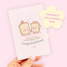 Mr & Mr - Raise A Toast to the Happy Couple! - Cute & Funny Wedding Greeting Card - Perfect for Newlyweds - Katnipp Studios